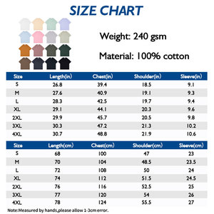 T-shirt d'été pour hommes 240gsm, coton doublement brossé, manches courtes, poids lourd - Product Image 4