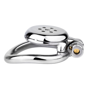 Nouveau jouet sexuel pour hommes, verrou de chasteté en acier inoxydable 304, verrou de chasteté en acier pour hommes, cage en acier pour hommes - Product Image 2