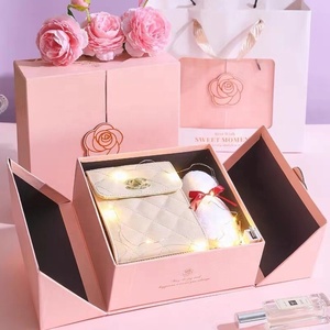 Mới Sang Trọng Vàng Bao Bì Mỹ Phẩm Hộp Set Grey Board Tái Chế Gấp Hộp Quà Tặng Lá Vàng In Xử Lý Trà Mua Sắm Quà Tặng - Product Image 5