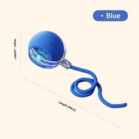 Juguete Interactivo para Mascotas con Estilo Deportivo, Pelota Recargable por USB con Evitación Automática de Obstáculos para Perros y Gatos