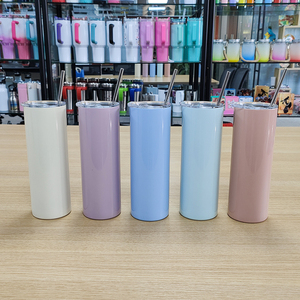 Tazas de sublimación Topjlh, vaso de sublimación de Color de 20oz, botella de agua de acero inoxidable de alta calidad, taza de viaje para el Día de San Valentín - Product Image 5