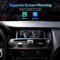 Ewaygps - Pantalla Táctil Multimedia Inalámbrica con Mirror Link, CarPlay y Android Auto, Resolución 1920*720, para BMW X3 F25 F26