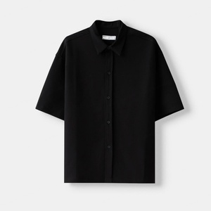 เสื้อเชิ้ตผู้ชายทรงบ็อกซี่ แขนสั้น ติดกระดุม คุณภาพสูง ราคาโรงงาน รับสั่งทำตามแบบ - Product Image 2