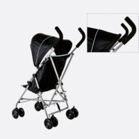 Poussette multicolore pour bébé, chariot pliable, poussette simple avec impression de dessin animé, en plusieurs couleurs, bon marché, 2020