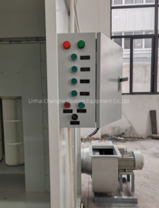 Cabina di Verniciatura a Polvere Changhe con PLC, Motore, Dimensioni Personalizzabili, Funzionamento Manuale, Sistema di Filtrazione dell'Aria - Product Image 6