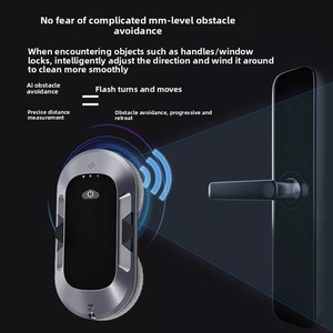 Nettoyeur de vitres intelligent 2026 avec <span class=keywords><strong>double</strong></span> pulvérisation d'eau, robot <span class=keywords><strong>lave</strong></span>-vitres silencieux - Product Image 5