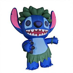 <span class=keywords><strong>Gigante</strong></span> Inflable LED de Stitch (<span class=keywords><strong>Lilo</strong></span> & Stitch) con Temática Hawaiana, Decoración de Personaje de Dibujos Animados para Promoción en Centros Comerciales/Puestos de Parques de Diversiones/Fiestas - Product Image 4