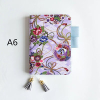 Agenda personnalisé Inker A5 A6 en cuir rechargeable avec reliure spirale imprimée, carnet de notes quotidien, hebdomadaire, mensuel, cadeau