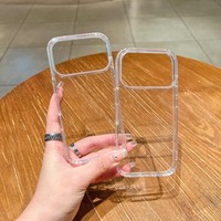 Coque de téléphone transparente en acrylique de gros pour iPhone 18 17 Pro Max – Étui transparent de bonne qualité avec boîte pour iPhone