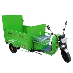 Customized 4-Bucket Electric Sanitation Tricycle, Flatbed Design for Fast and Efficient Waste Transfer - Product Image 3