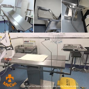 Edelstahl Tierarzt Hund Haustier Elektrisches Heben Veterinär chirurgie V Typ Chirurgischer Tisch Veterinär hydraulischer Operations tisch - Product Image 4