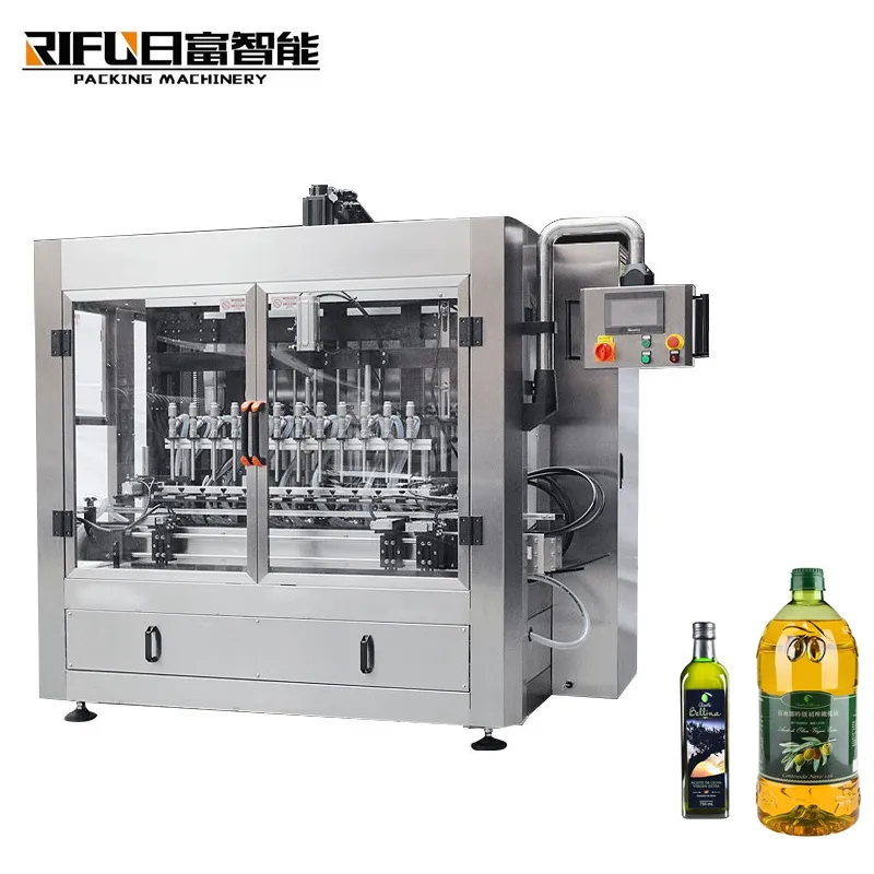 High-quality fast speed piston bottle cooking oil/peanut oil/vegetable oil filling machine