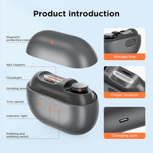 Coupe-ongles électrique automatique pour ongles épais des pieds, coupe-ongles intelligent pour personnes âgées avec lumière LED, coupe-ongles pour les pieds - Product Image 6