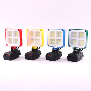 Projecteur de travail à batterie au lithium 704, 54-252 LED, rechargeable, rotatif, pour extérieur, industrie, mines - Product Image 1