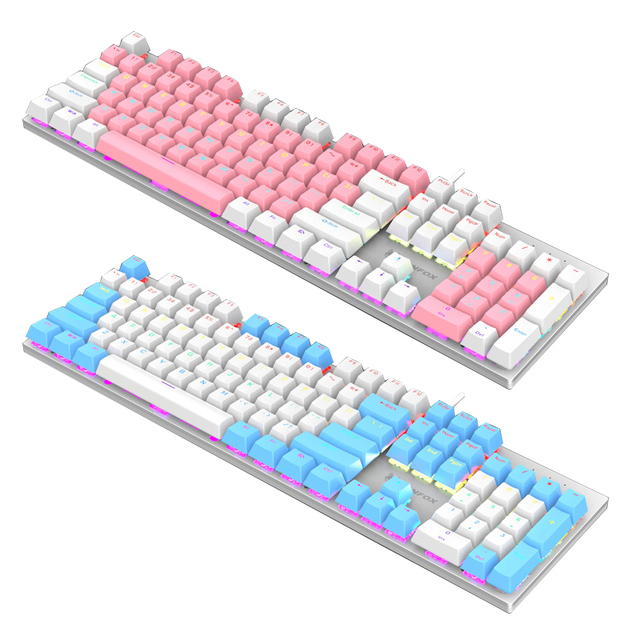 Gaming Keyboard 104 Key Mechanical Keyboard Game Color Computer Mechanical Keyboard