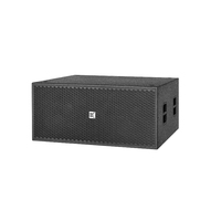 Double système de basses actives ou passives de 18 ''avec armoire en bois CVR