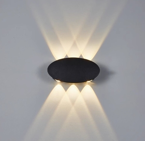 Applique murale à LED de couleur noire réglable sans fil pour chambre à coucher salon couloir allée luminaire mural - Product Image 3