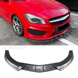 สำหรับ Mercedes Benz CLA Class C117 ปี 2013-2015 AMG ชุดแต่งกันชนหน้า สปลิตเตอร์ดิฟฟิวเซอร์ ชุดแต่งตัวถังรถยนต์ อุปกรณ์ป้องกันกันชน อะไหล่ตกแต่งรถยนต์ - Product Image 2