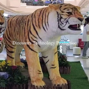 Shopping Mall Animatronic Tiger Exhibits for Sale, Customized Lifelike Animal <strong>Robots</strong> - Product Image 4