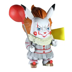 Bộ sưu tập đồ trang trí búp bê hành động hình nhân vật hoạt hình anime Nhật Bản The Clown Revives cos Pika