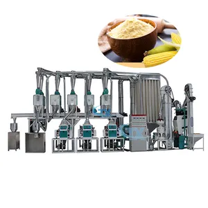 Máquina para hacer harina de sémola 10-15TPD línea de producción de molienda de maíz