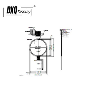 Écran AMOLED rond DXQ de 1,75 pouce 466*466 avec interface tactile Oncell QSPI, 700 nits, circuit intégré de pilote CO5300 pour montre connectée 1,75 pouce AMOLE - Product Image 4