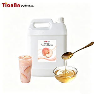 Jarabe de Sabor a Melocotón para Cóctel <span class=keywords><strong>Bellini</strong></span>, Mocktail y Menú de Bar de Hotel - Product Image 1