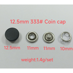 720 ensemble/sac usine acier inoxydable 20L 12.5mm 333 # bouton pression bouton métal bouton - Product Image 6