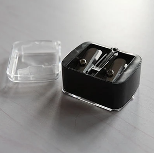 Peruncing Pensil 2 Lubang Bentuk Bulat, Peruncing Pensil Alis Murah 1 Buah - Product Image 3