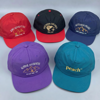 Gorra Deportiva OEM Personalizada de 5 Paneles con Logotipo Bordado, de Nailon, Ligera, Resistente al Agua, Sin Estructura y con Cierre a Presión