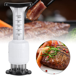 304 acier inoxydable lames d'aiguille pointues sauces injecteur marinade saveur seringue 2 en 1 <span class=keywords><strong>attendrisseur</strong></span> de <span class=keywords><strong>viande</strong></span> - Product Image 4