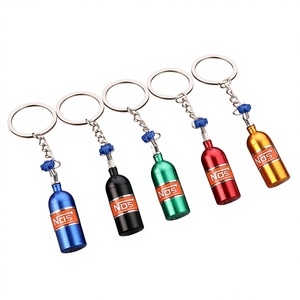Llavero Decorativo de Cilindro de Gas de Aleación de Zinc con Diseño de Botella de Óxido <span class=keywords><strong>Nitroso</strong></span> <span class=keywords><strong>para</strong></span> Coche Modificado, Modelo H-0529 - Product Image 1