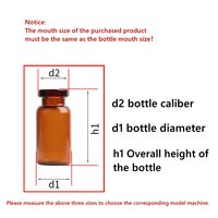 10mm 13mm 15mm 20mm outils de capsulage en acier inoxydable manuel flacon sertisseuse scelleuse Machine pour le sertissage