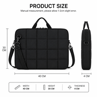 Bolsa Acolchada para Portátil Personalizada, Funda Protectora para Portátil con Correa para el Hombro, Resistente a Impactos, OEM ODM