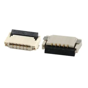 1.0Mm Pitch Fpc Connector Back Lock Horizontale Type H = 2.0Mm Ffc/Fpc 4-30pin Connector