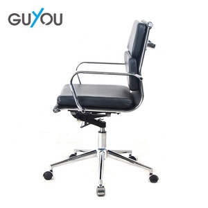 2020 new executive chair comfortable height adjustable PU ergonomic top folder swivel chair meeting - Product Image 4