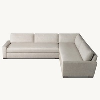 Ensemble de canapés Chesterfield de luxe, design moderne, rembourrage en éponge, coussins confortables, meubles de salon, canapé en tissu d'ameublement
