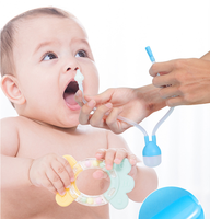 Nouveau-né bébé sécurité nez nettoyant enfants aspiration sous vide aspirateur Nasal ensemble nourrissons médecine compte-gouttes accessoires bébé soins