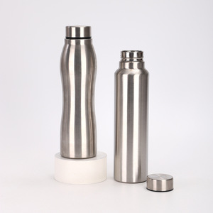 Bouteille d'eau en acier inoxydable à paroi simple, design classique pour les activités de plein air, l'alpinisme, la randonnée, pour la rentrée scolaire - Product Image 6