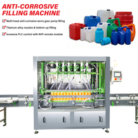 Ligne de production de remplissage de produits chimiques liquides entièrement automatique, intelligente et anticorrosion, certifiée CE