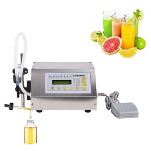 GFK-160 Desktop Semi-automatic Fragrance Liquid Digital Control Liquid Milk, Glue, <b>Juice</b>, Beer, Tea, Shampoo Filling <b>Machines</b> - Product Image 1