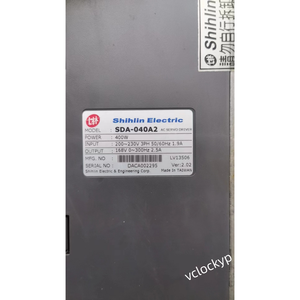 1 ชิ้น ไดรเวอร์เซอร์โว Shihlin มือสอง SDA-040A2 400W - Product Image 2