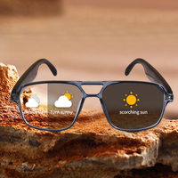 Lunettes Intelligentes TWS en Promotion : Musique, Assistant Vocal, Contrôle de Caméra à Distance pour Hommes et Femmes, Étanchéité IP54, Fonctionnalités d'Appel (Répondre/Refuser)