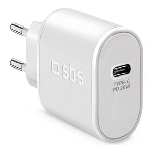 Chargeur mural Sbs Type-C 20W Power Delivery Blanc - Product Image 1