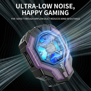 Ventola di Raffreddamento per Semiconduttori in Alluminio U-Jet, Dissipatore Magnetico per Telefono, Supporto Clip per Raffreddamento <span class=keywords><strong>Giochi</strong></span>, Supporto per Telefono - Product Image 4