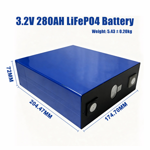 Batería Prismática Lifepo4 Grado B de 280ah, 8000 Ciclos, Celdas de Baterías de Iones de Litio de 3.2v 253ah 280ah 304ah 314ah, Batería Lifepo4 - Product Image 5