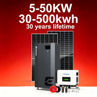 Sistem Tenaga Surya Baterai Lithium-ion Panel Fotovoltaik Silikon Polikristalin 10 kW
