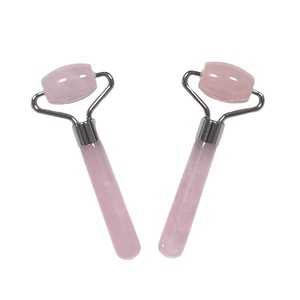 100% Natural Mini Face Massage Anti puffiness rose quartz <b>jade</b> <b>roller</b> - Product Image 1