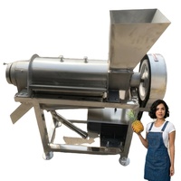 Commerciële fruit spiraalpers sapcentrifuge automatische motor 1500W hoge productiviteit verse sapmachine