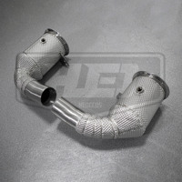 Tuyau de descente direct usine pour Porsche 911 Carrera Targa 992 3.0T – Échappement haute performance de course avec isolation